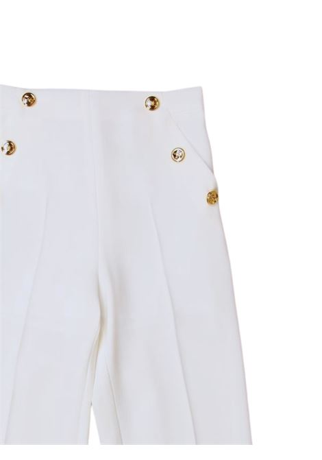 Pantalone bambina bianco ElISABETTA FRANCHI | EFPA119/SUBIANCO